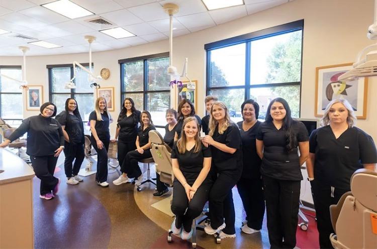Staff in exam room